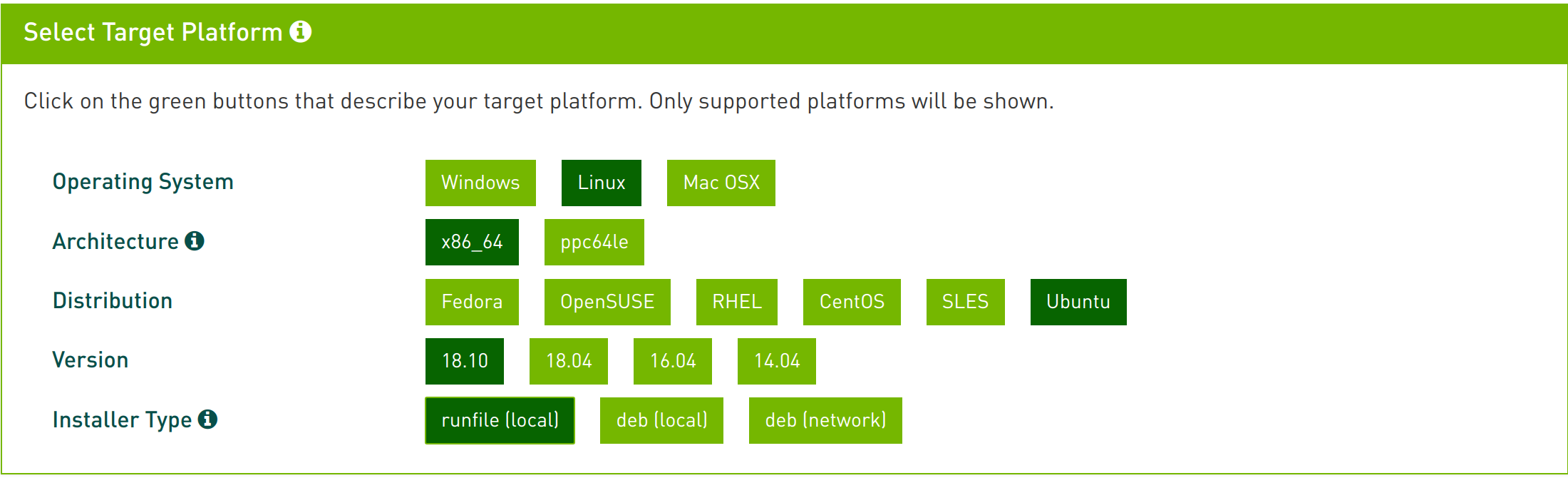 nvidia options